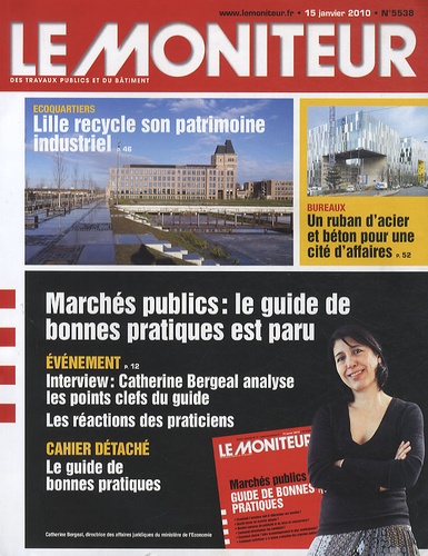 Bertrand Fabre - Le Moniteur des travaux publics et du bâtiment N° 5538, 15 Janvier : .