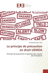 Elhadji Sene - Le principe de precaution en droit UeMOA - Principe de precaution et gestion des risques de l'entreprise.