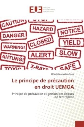 Elhadji Sene - Le principe de precaution en droit UeMOA - Principe de precaution et gestion des risques de l'entreprise.