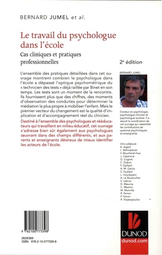 Le travail du psychologue dans l'école. Cas cliniques et pratiques professionnelles 2e édition