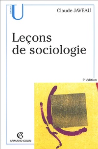 Claude Javeau - Leçons de sociologie.