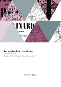 Edgard Milhaud - Les annales de la régie directe - Revue internationale.