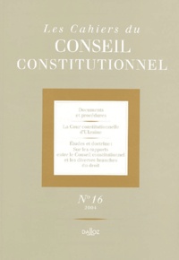 Les Cahiers du Conseil constitutionnel N° 16.pdf