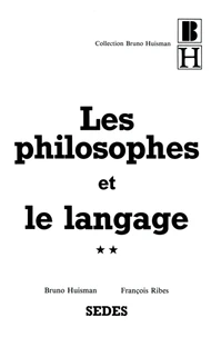Les philosophes et le langage