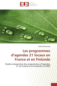 Les programmes d agendas 21 locaux en france et en finlande