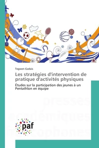 Les stratégies dintervention de pratique dactivités physiques