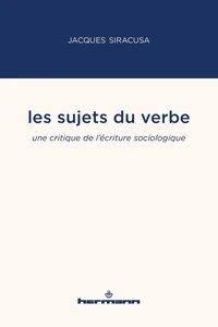 Les sujets du verbe