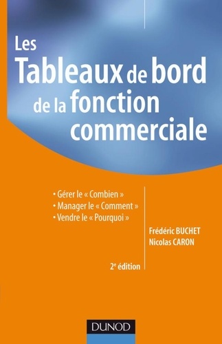 Frédéric Buchet et Nicolas Caron - Les Tableaux de bord de la fonction commerciale - Gérer le "Combien", manager le "Comment", vendre le "Pourquoi".