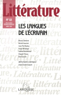  Larousse - Littérature N°131 Mars 2001 : Les langues de l'écrivain.