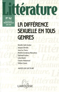 La différence sexuelle en tous genres
