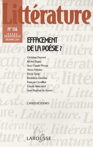 Effacement de la poésie ?
