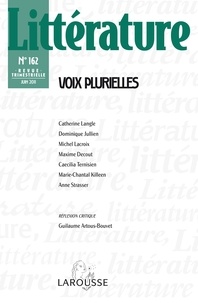 Nathalie Jouven - Littérature N° 162, Juin 2011 : Voix plurielles.