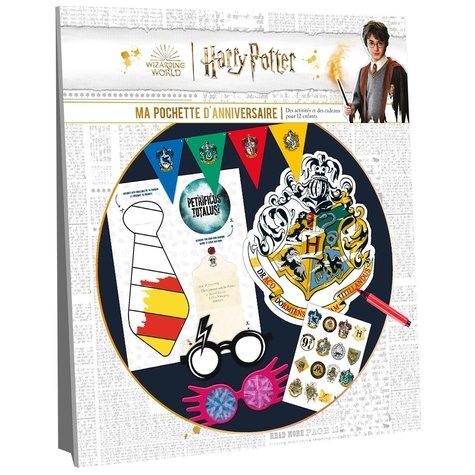 Ma pochette d'Anniversaire Harry Potter. Des activités et des cadeaux pour 12 enfants