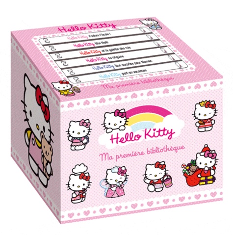  Hachette - Ma première bibliothèque Hello Kitty - Coffret 6 volumes.
