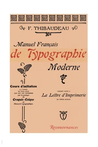 Manuel français de typographie moderne : cours d'initiation