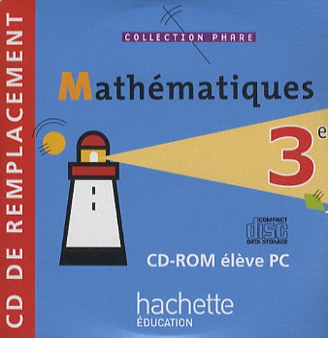  Hachette Education - Mathématiques 3e - Pack de 10 CD-ROM.