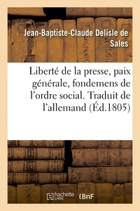  Hachette BNF - Mémoires de Candide sur la liberté de la presse, la paix générale, les fondemens de l'ordre social.