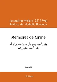 Mémoires de Ninine