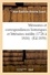 Mémoires et correspondances historiques et littéraires inédits 1726 à 1816