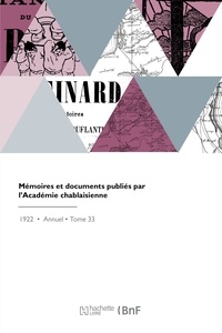 Chablaisien Academie - Mémoires et documents publiés par l'Académie chablaisienne.