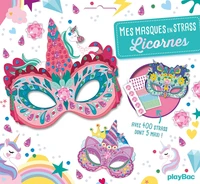 Mes masques en strass Licornes