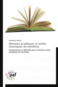 Mesures p-adiques et suites classiques de nombres