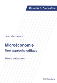 Microéconomie : une approche critique