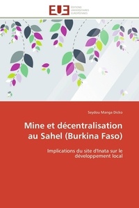  Dicko-s - Mine et décentralisation au sahel (burkina faso).