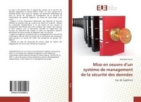 Fabrice Njomeni - Mise en oeuvre d'un systEme de management de la sEcuritE des donnEes - Cas de Saphirv3.