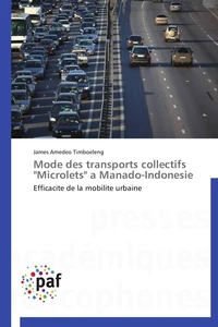 Mode des transports collectifs "microlets" a manado-indonesie