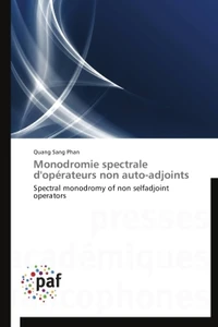 Monodromie spectrale d'opérateurs non auto-adjoints