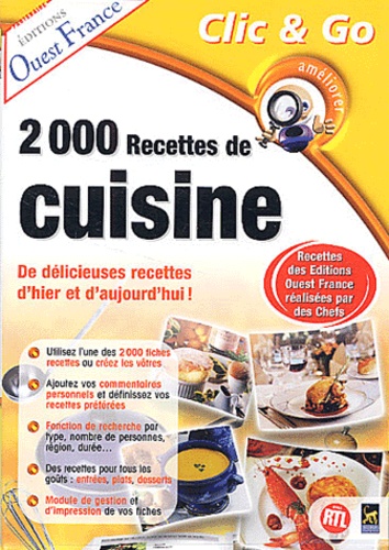  Collectif - 2000 recettes de cuisine - CD-ROM.
