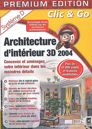  Collectif - Architecture d'intérieur 3D 2004. - CD-ROM.