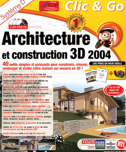  Clic & Go - Architecture et construction 3D 2004 - CD-ROM.