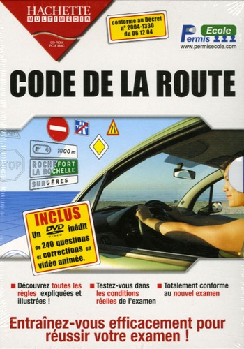  Hachette Multimédia - Code de la route - CD-ROM +DVD vidéo.