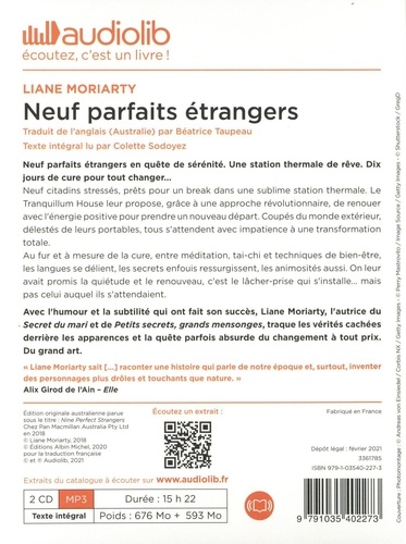 Neuf parfaits étrangers  avec 2 CD audio MP3