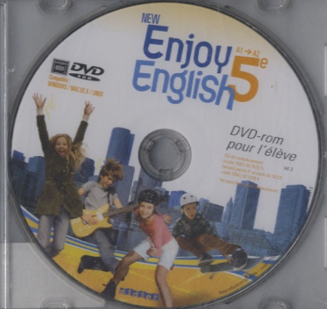 Catherine Marcangeli - New Enjoy English 5e A1-A2. 10 DVD