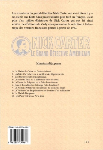 Nick Carter Tome 10 Les pires voleurs de New-York