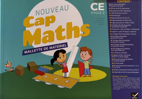 Roland Charnay et Georges Combier - Nouveau Cap Maths CE cycle 2 - Mallette de matériel.