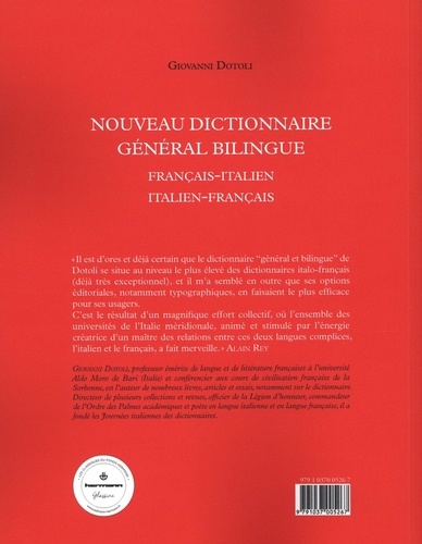 Nouveau dictionnaire général bilingue Français-italien/Italien-français. Tome III, Lettres A-I