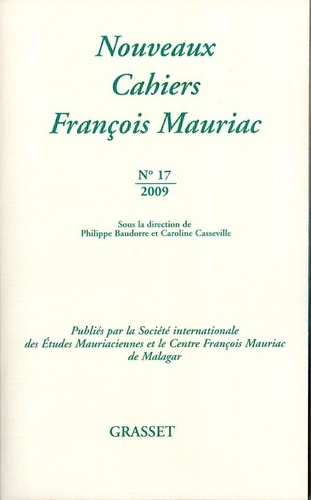 Nouveaux cahiers François Mauriac N°17