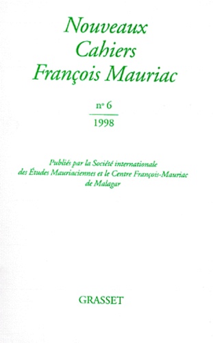 Nouveaux Cahiers François Mauriac N° 6/1998