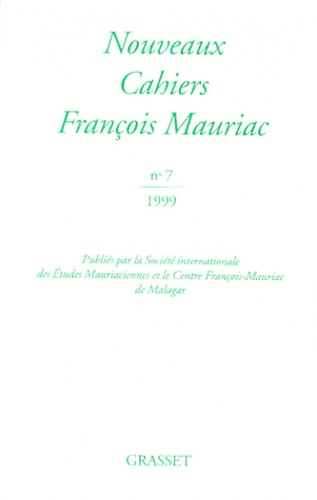 Nouveaux Cahiers François Mauriac N° 7/1999