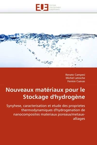 Nouveaux matériaux pour le stockage d''hydrogène