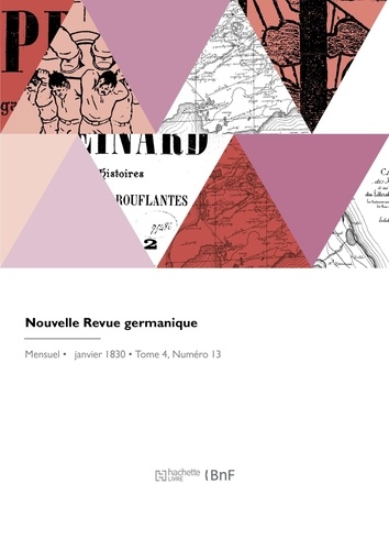  Anonyme - Nouvelle Revue germanique.