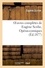 Oeuvres complètes de Eugène Scribe, Opéras-comiques. Sér. 4