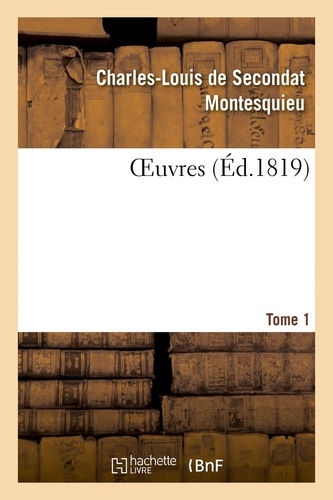 OEuvres. Tome 1