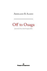 Off to Ouaga