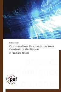 Optimisation stochastique sous contrainte de risque