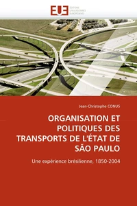 Organisation et politiques des transports de l'etat de Sao Paulo